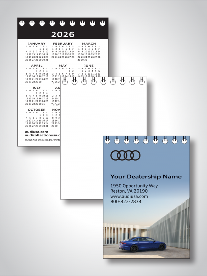 Audi Custom Memo Pad