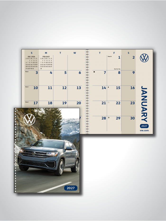 Volkswagen Notebook Calendar
