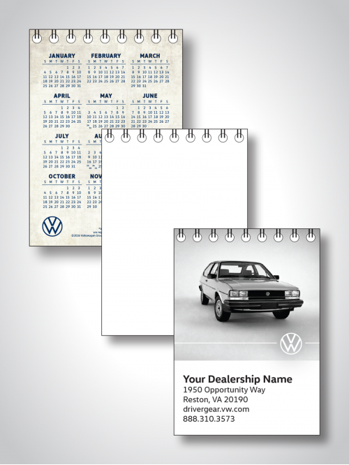 Volkswagen Vintage Memo Pad