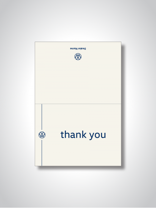 Volkswagen Thank You Cards (set of 25)